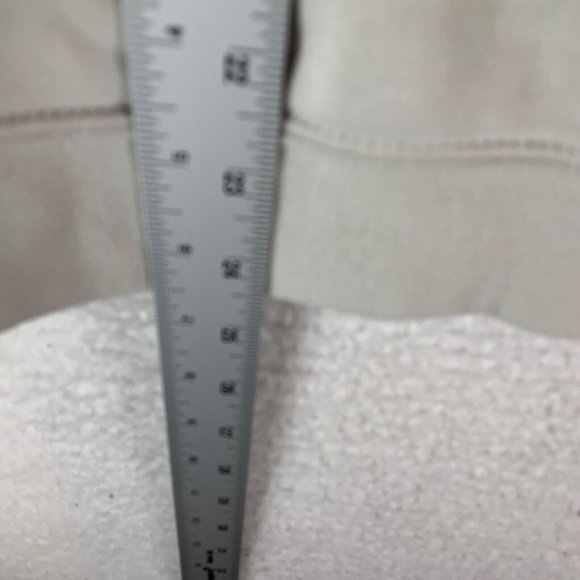 Nike Women's Funnelneck Activewear Cream Pull Over Hooded Sweatshirt Size L 8441 - Picture 5 of 9